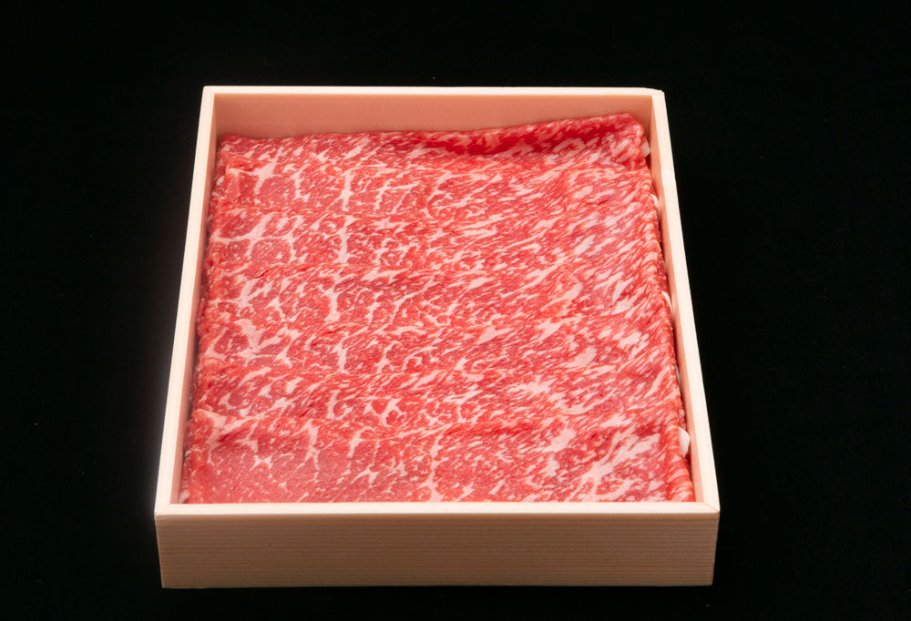 黒毛和牛モモ又はカタしゃぶしゃぶ 500g野菜・ポン酢セット(送料込)