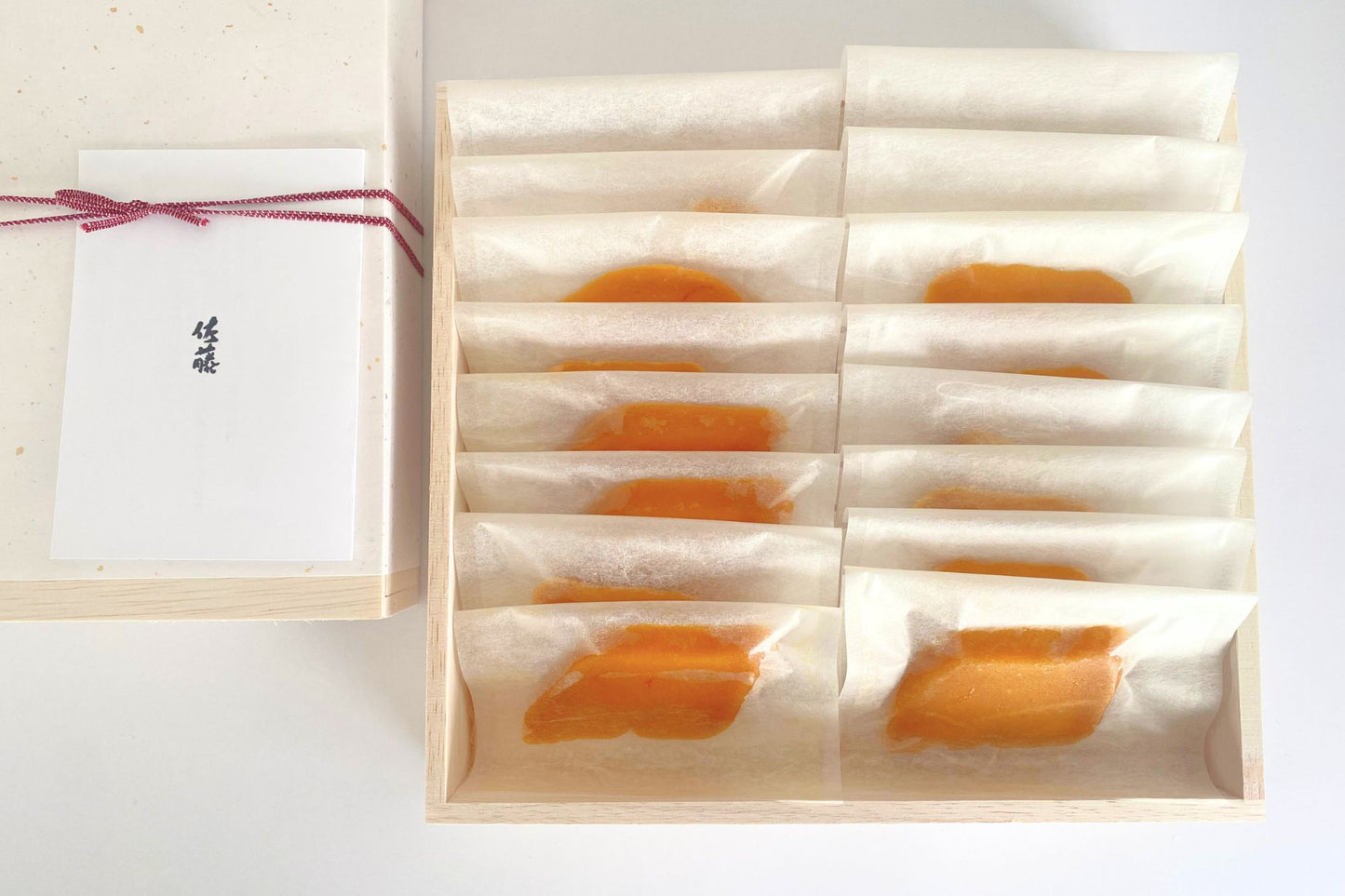 【冬のギフト対応可】お料理佐藤 謹製からすみスライス16枚(約145g)