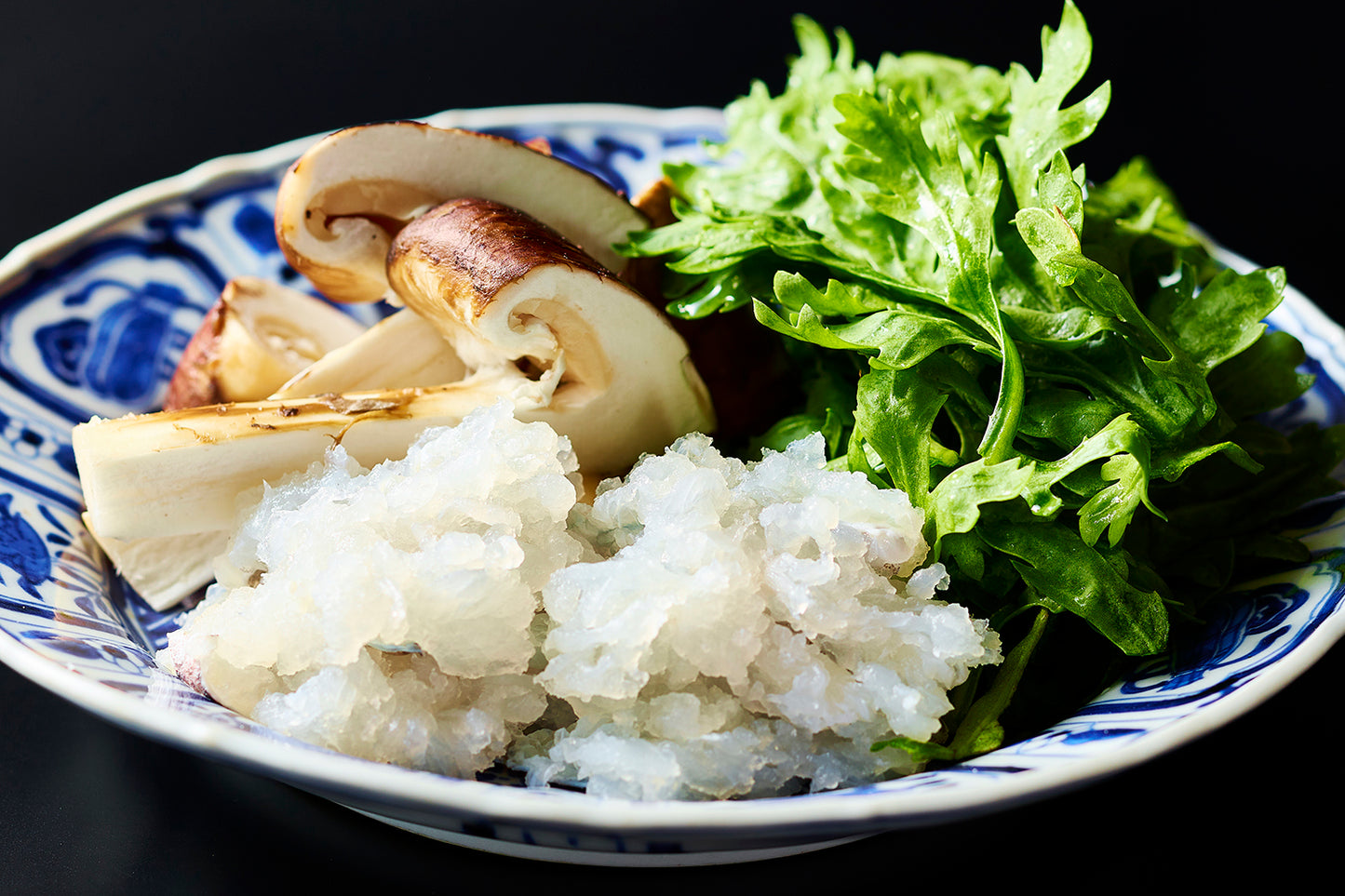 【期間限定】鱧と松茸の濃い出汁しゃぶ(2人前)