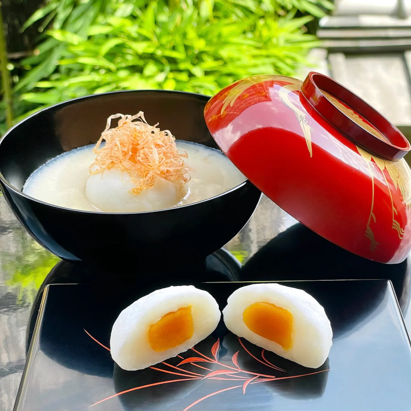 【特別仕様】伊勢海老入り特製一段おせち(京風白味噌雑煮付) | 祇園丸山