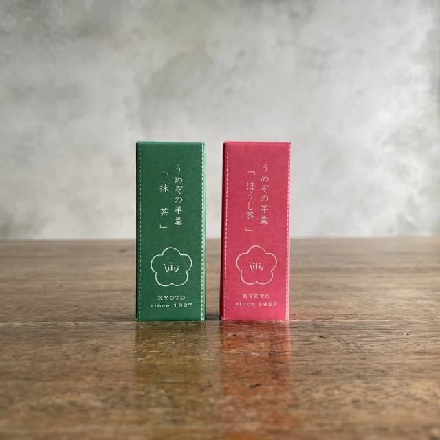 うめぞの羊羹12本入(抹茶6本ほうじ茶6本)