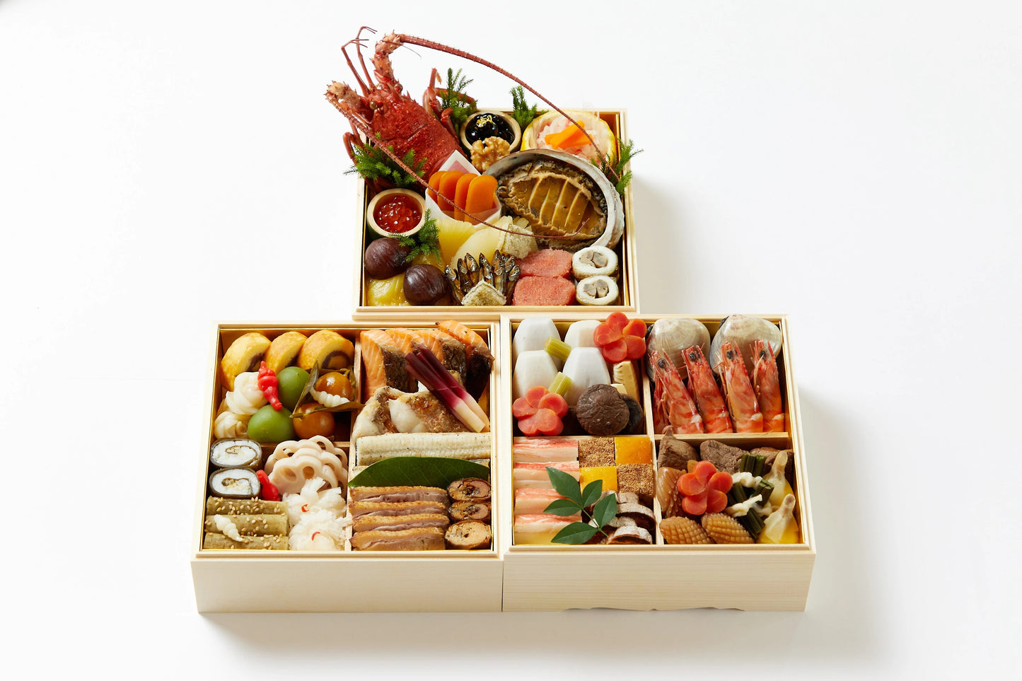 【数量限定・送料無料】強羅花壇特製おせち 三段重