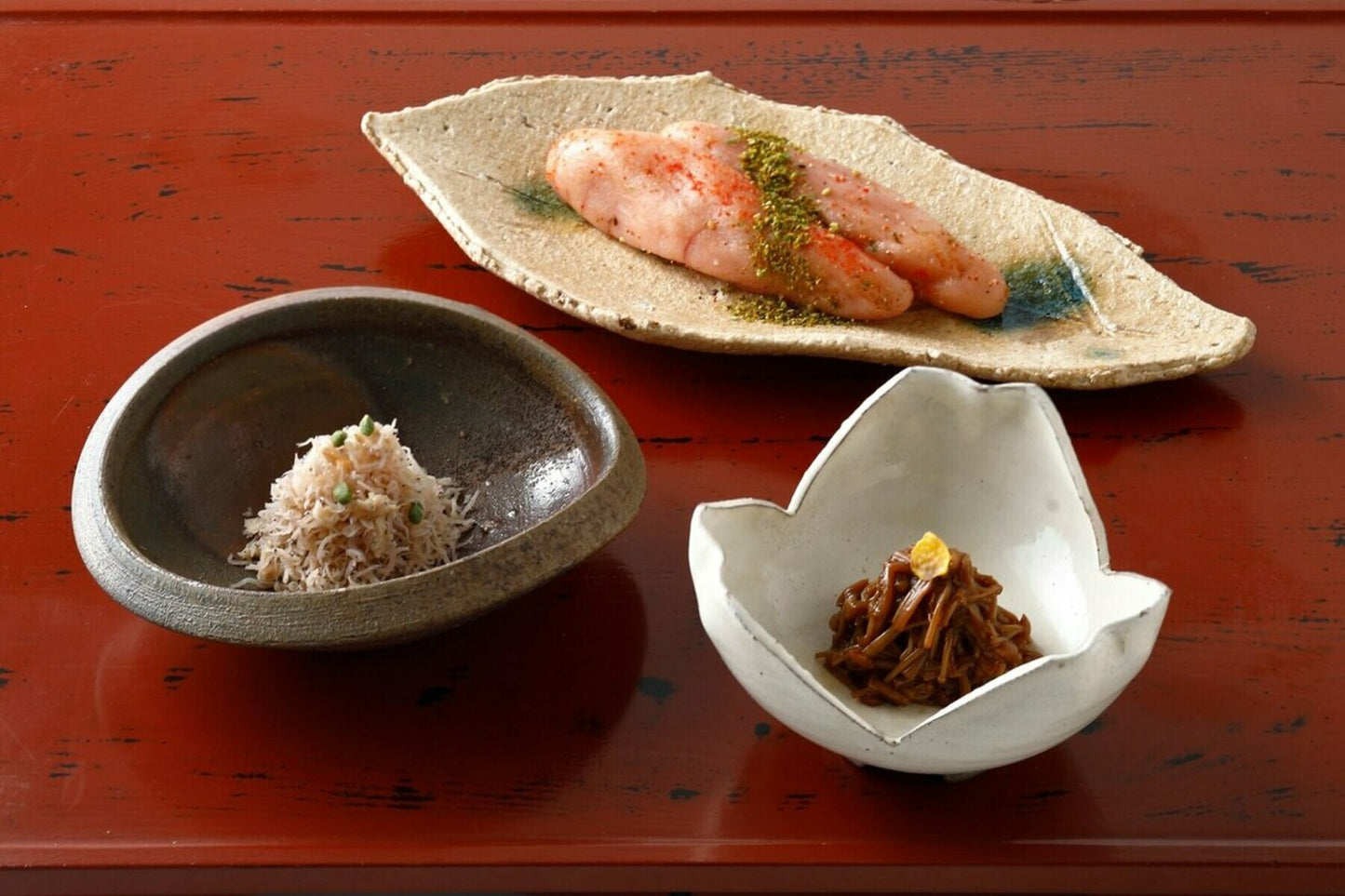 ご飯のおとも三種~やま岸のおもたせ~