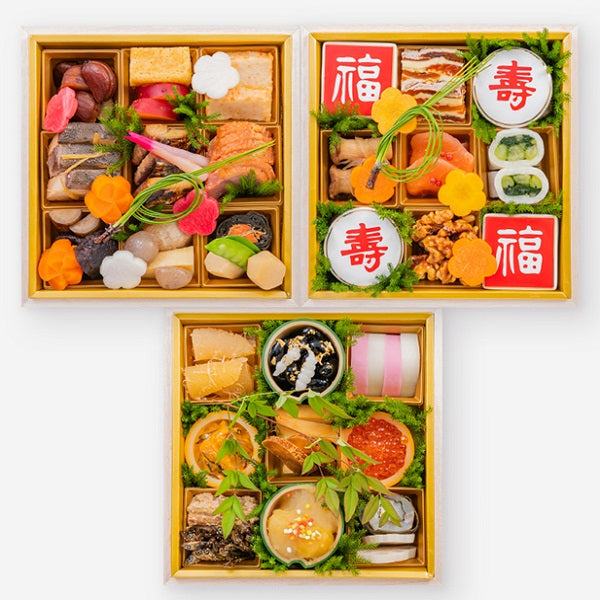 ヒカリヤ生おせち「光」三段重 2~3名様 38品【数量限定・送料無料】