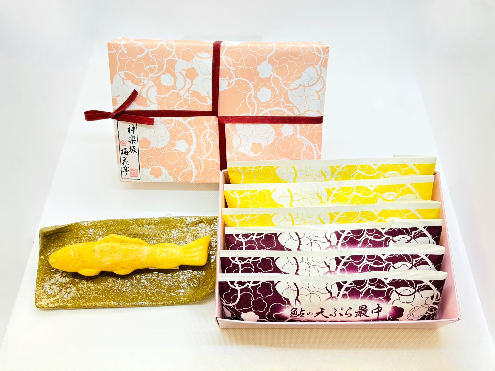 鮎の天ぷら最中6本入 | 神楽坂 梅花亭