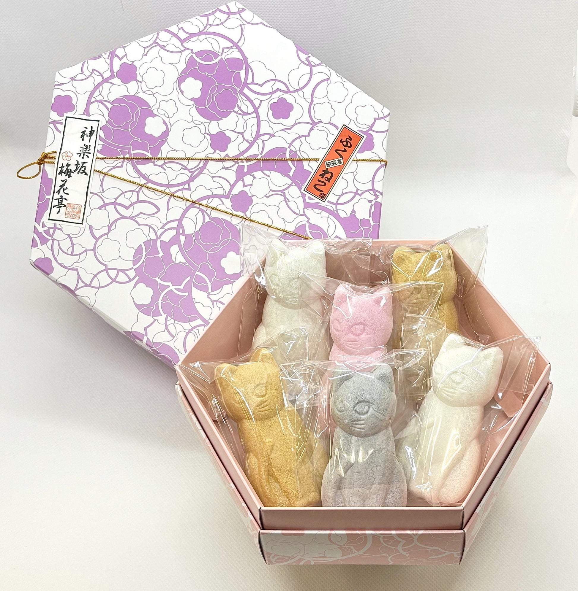 神楽坂福来猫もなか10個入 | 神楽坂 梅花亭