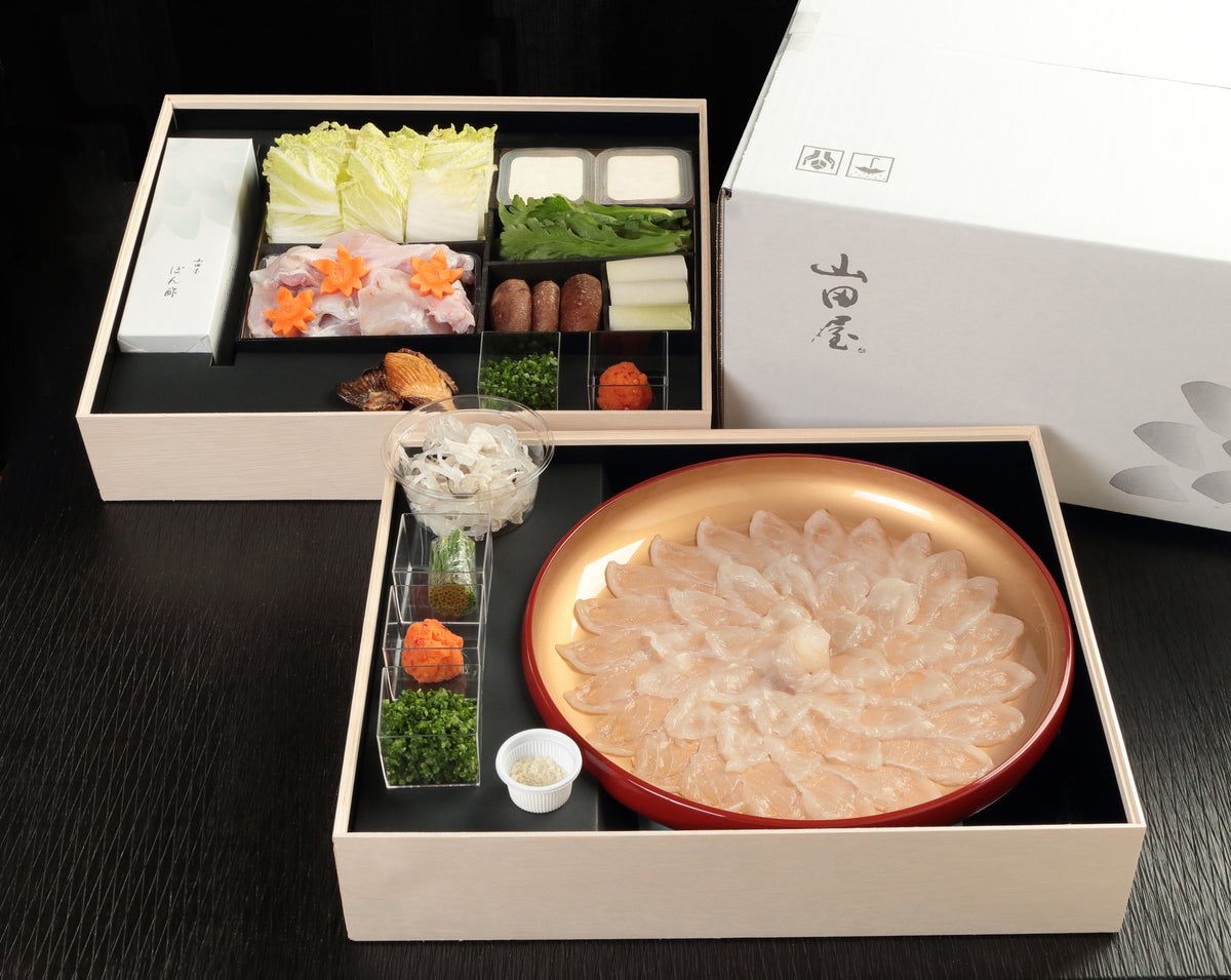 ふぐ刺し・ちり鍋・白子セット　2人前 | 料亭 山田屋 臼杵本店