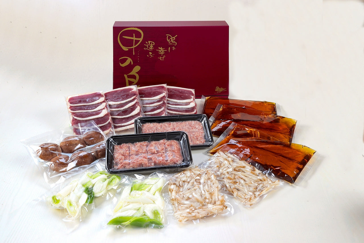 本鴨しゃぶ鍋大セット/野菜付き（4人前） | 鴨専門店カナール