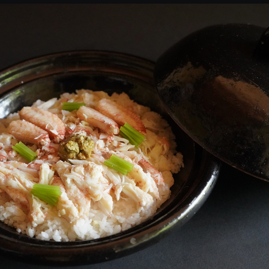 【7,8月期間限定】7/20着～　橋立港毛蟹の炊き込みご飯 | 花紫