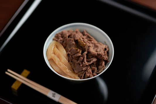 カレー・牛丼自家製七味付き　各2個セット (化粧箱入り)