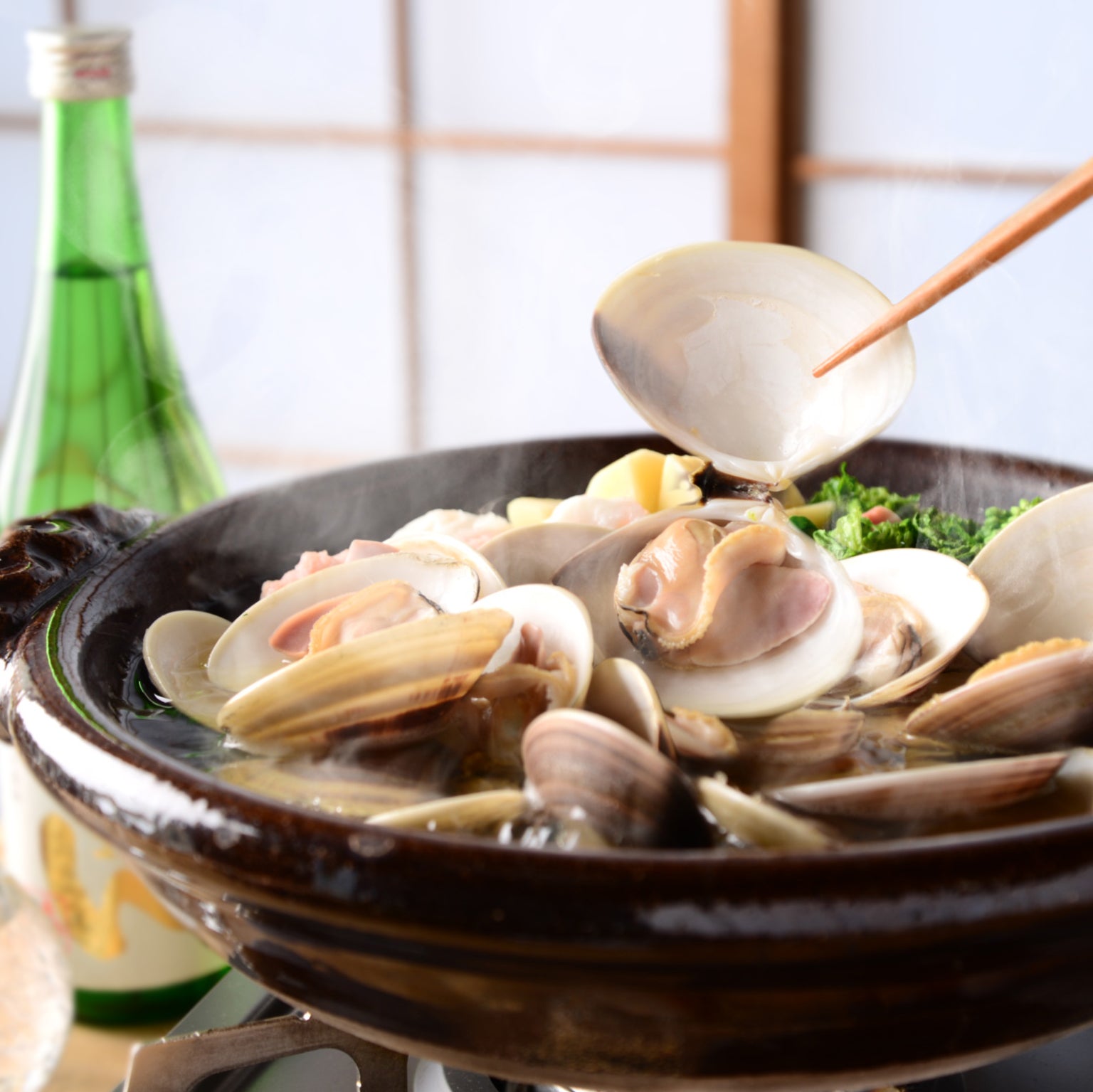 九十九里産「天然」はまぐり鍋（4人前） | 和食 うおまん