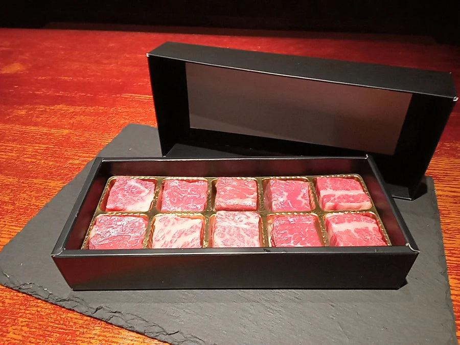 【ギフト】ひとくちステーキ／肉チョコ10個（冷凍） | いぶさな