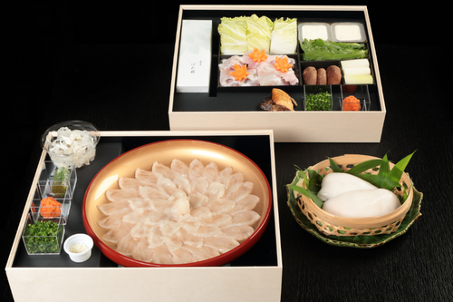 【期間限定】ふぐ刺し・ちり鍋・白子セット　3人前