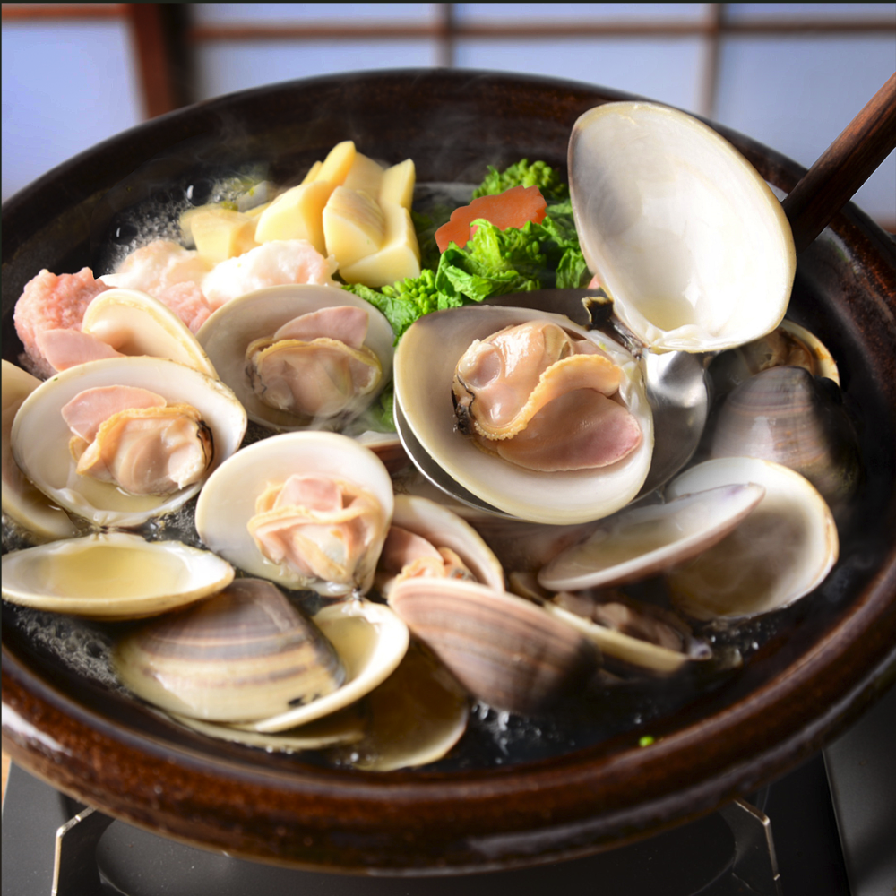 九十九里産「天然」はまぐり鍋（2人前） | 和食 うおまん