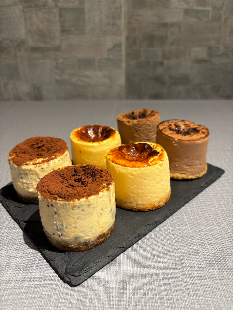 【送料込み※一部地域を除く】ミニバスクチーズケーキ プレミアム食べ比べセット（ミニサイズ6個セット） | Trattoria RONDONE