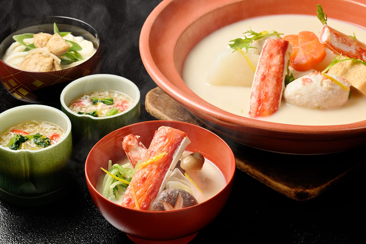 [冬] 季節の鍋セット ～吟醸蟹とうふとたらば蟹の豆乳白味噌仕立て～（二人前） | とうふ屋うかい