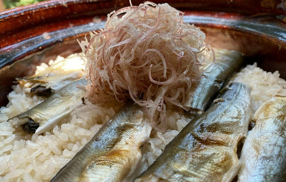 【柚木元 ごちそうセット】夏のすき焼き（信州プレミアム牛肉）＆天竜鮎の炊き込みご飯 （2人前）