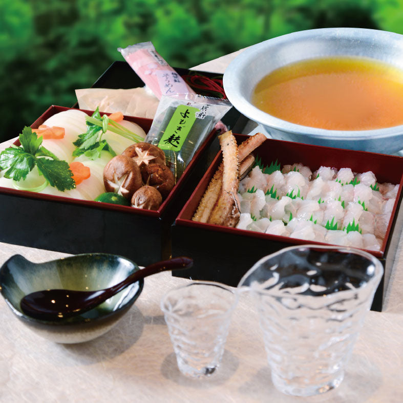【2人前】活〆鱧すき(徳島産はもすき) | 和食 うおまん