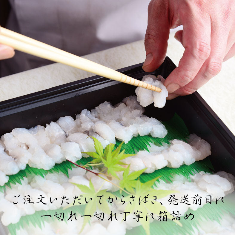 【4人前】活〆鱧すき(徳島産はもすき)