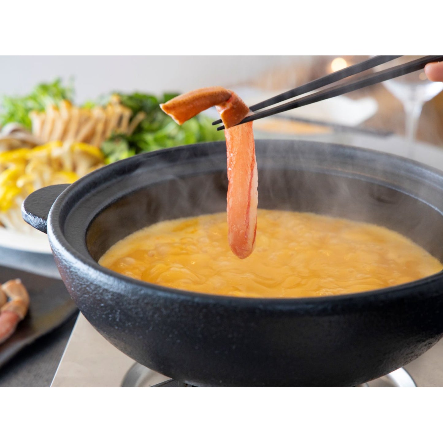 【配送指定日不可】濃厚うにしゃぶ 鍋セット デラックス 4人前