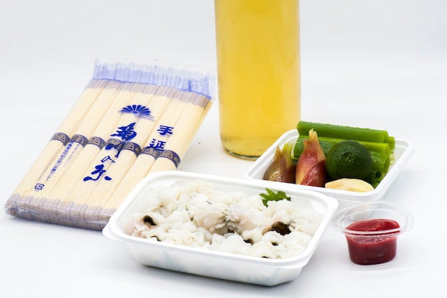 「鱧そうめんセット」（4人前）出汁・薬味付き/品番C2 | 古串屋