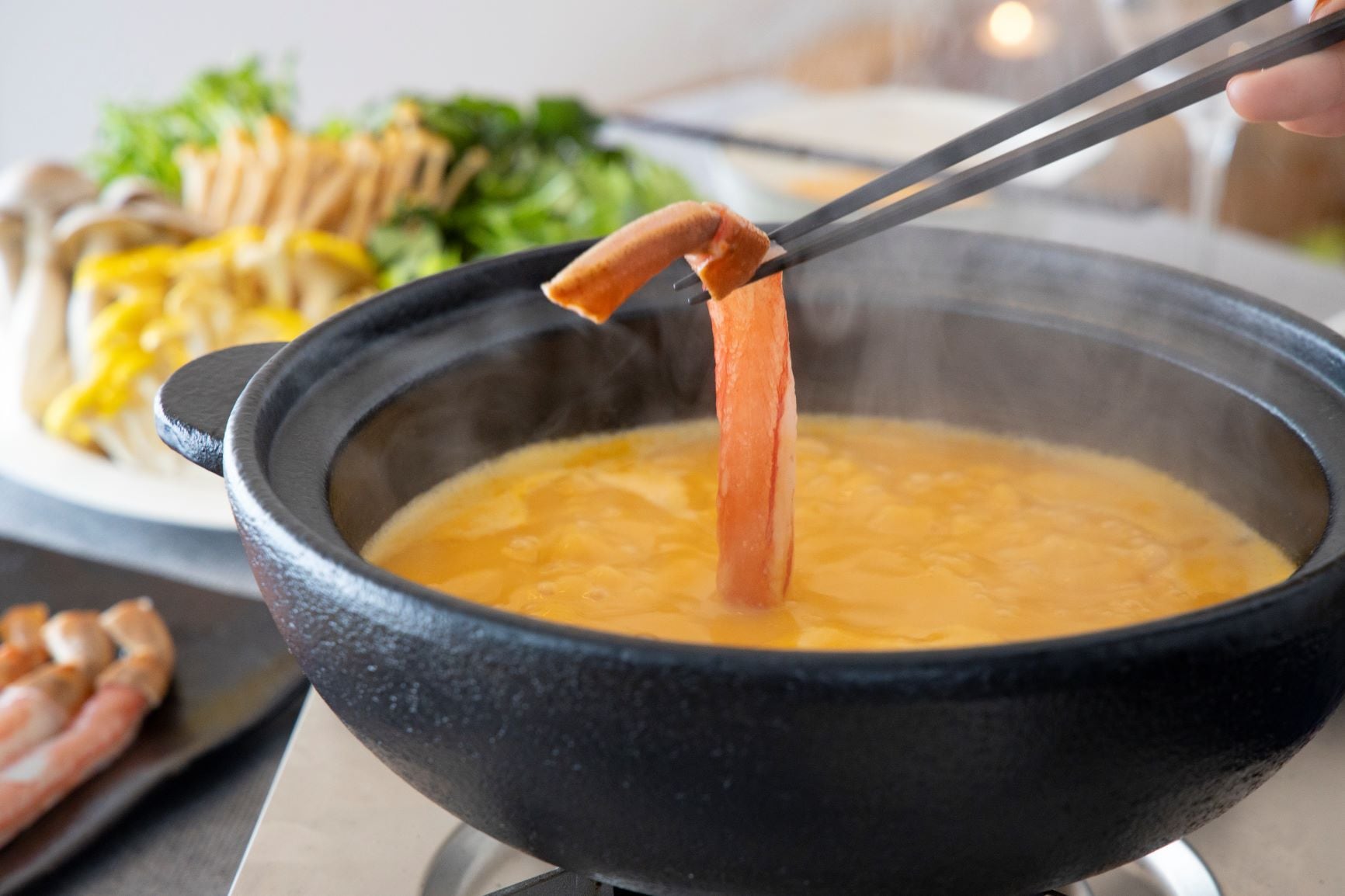 【配送指定日不可】濃厚うにしゃぶ 鍋セット2人前 | 蒼作和食 順