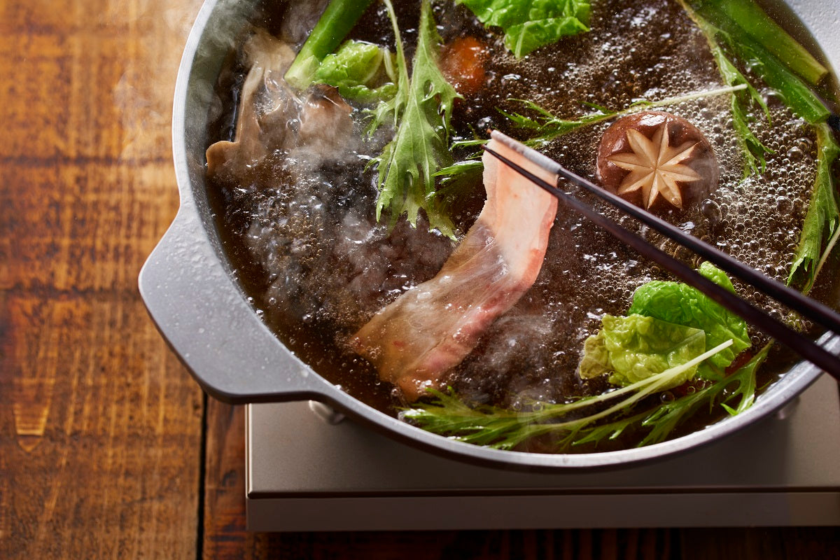 【送料無料/冷凍便】イベリコ豚しゃぶしゃぶ和風だしセット（2人～3人前） | IBERICO-YA（イベリコ屋）