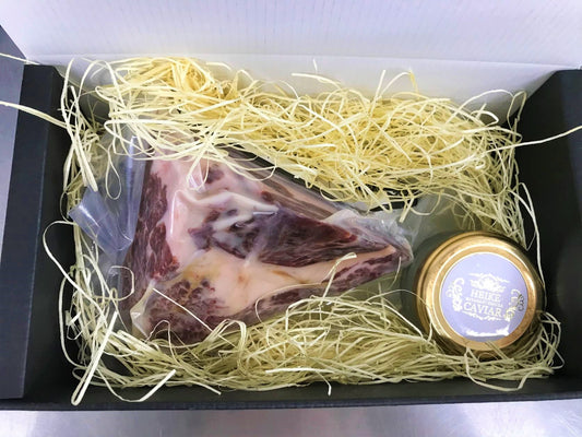 【送料無料/冷凍便】イベリコ豚ミニ原木とキャビアセット | IBERICO-YA（イベリコ屋）