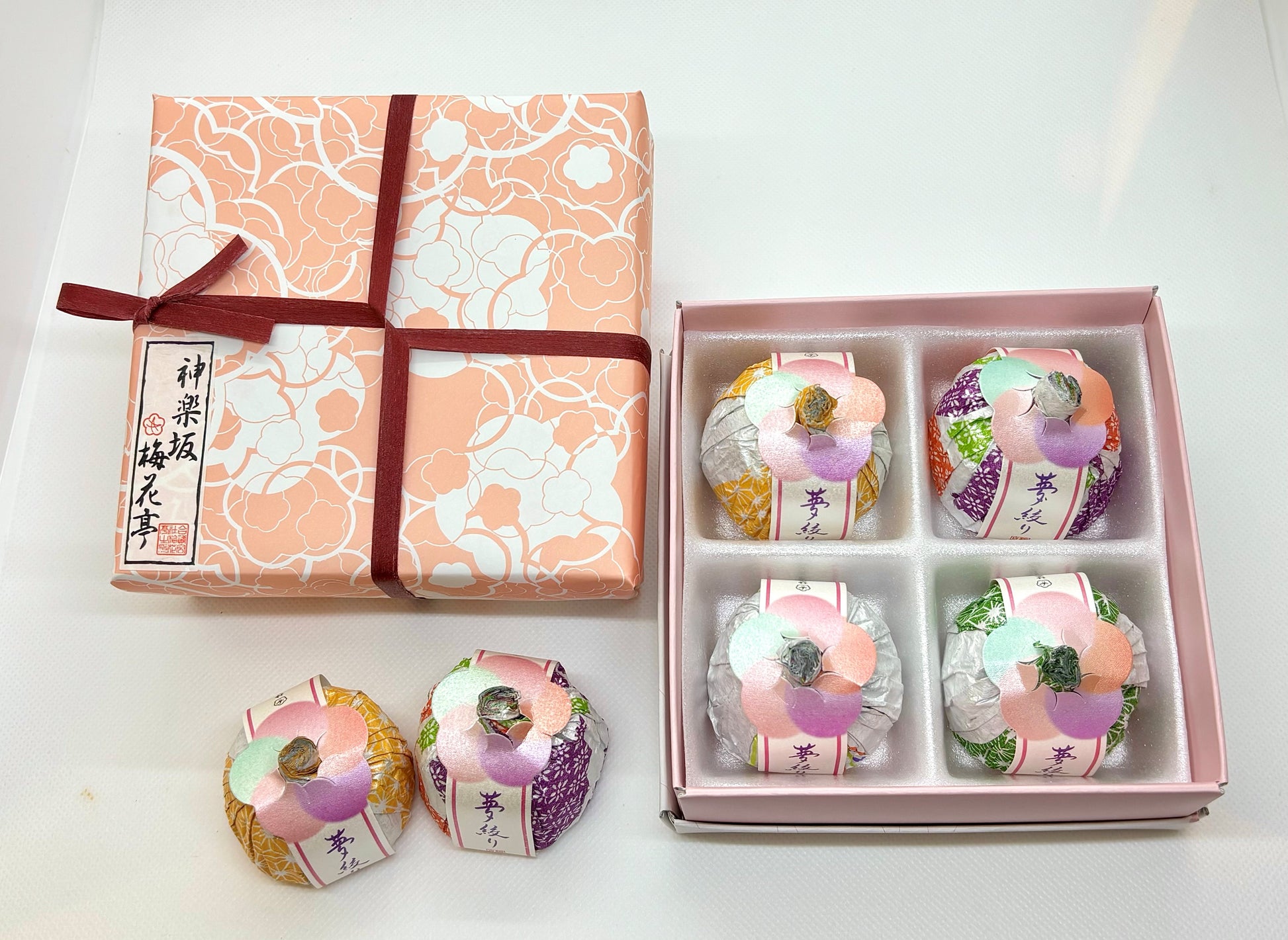 夢絞り4個入 | 神楽坂 梅花亭