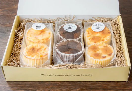 【食べくらべ】GAZTA・ガスタ　バスクチーズケーキ、チョコレート、ホワイトチョコレート 3種6個セット | GAZTA（ガスタ）