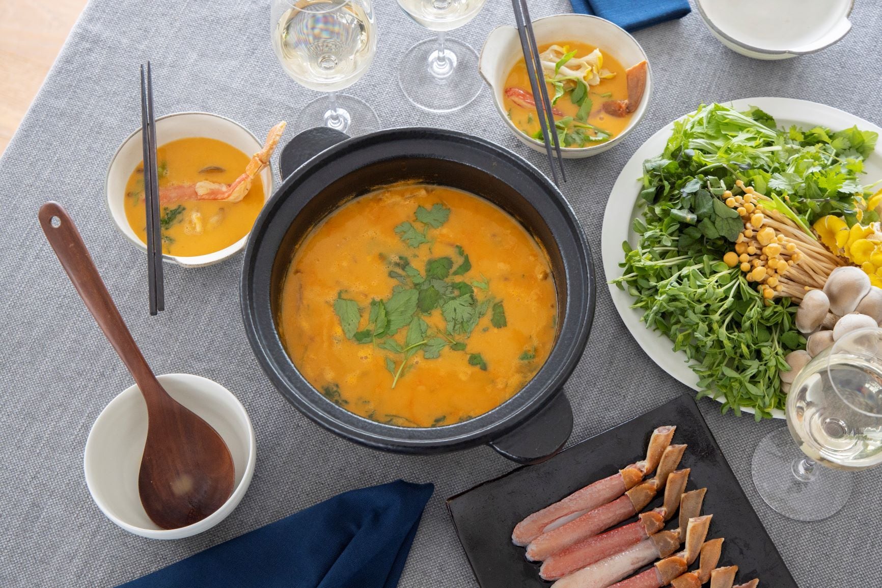 【配送指定日不可】濃厚うにしゃぶ 鍋セット2人前 | 蒼作和食 順