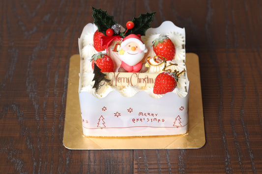 【店頭受取限定18時‐19時】スクエアショートケーキ4.5号(4～5名様分) | Shinfula（シンフラ）