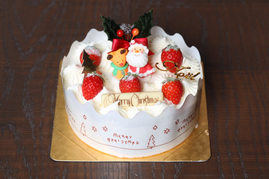 【店頭受取限定11時‐12時】クリスマスショートケーキ6号(8～10名様分) | Shinfula（シンフラ）