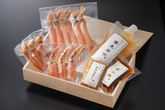 【送料無料】ずわい蟹しゃぶしゃぶ鍋セット(2〜3人前) | 銀座　蟹みつ