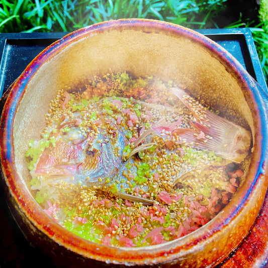 炭火焼明石産天然鯛ご飯（2人前） | 祇園丸山